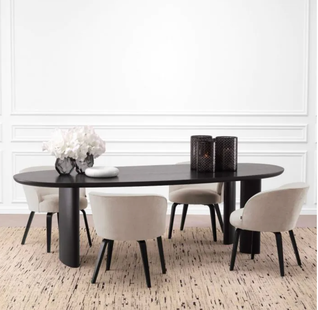 VICHY DINING CHAIR in Beige - Pair of 2 image 1