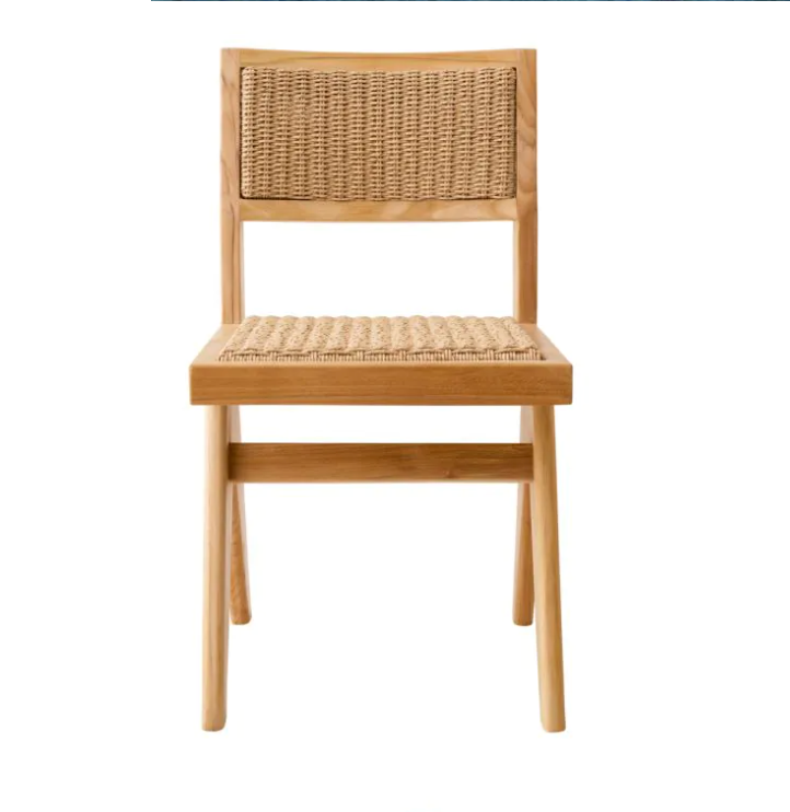 NICLAS OUTDOOR DINING CHAIR in Natural Teak - Pair of 2 image 2