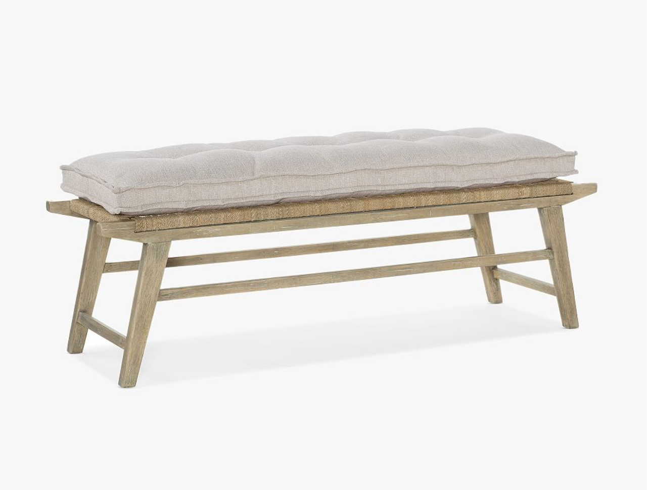 FARMHOUSE BENCH in Driftwood image 2