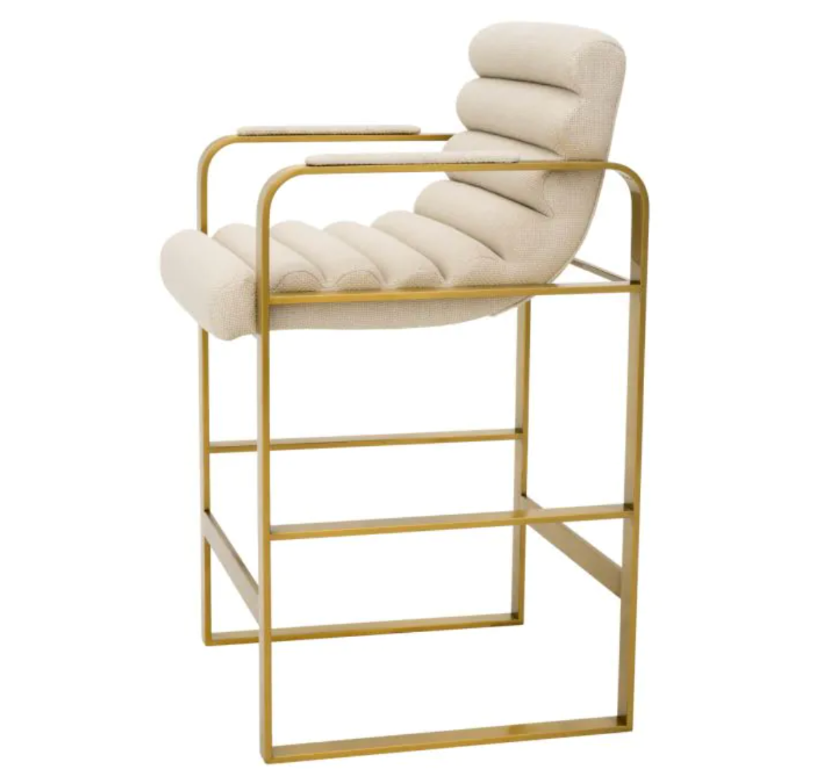 OLSEN COUNTER STOOL in Scalea Sand - Pair of 2 image 5