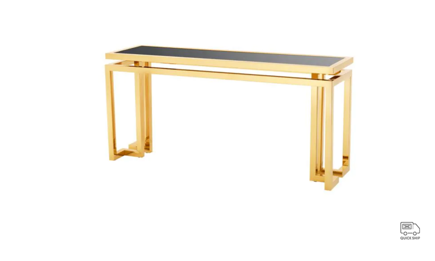 PALMER CONSOLE TABLE in Gold image 0