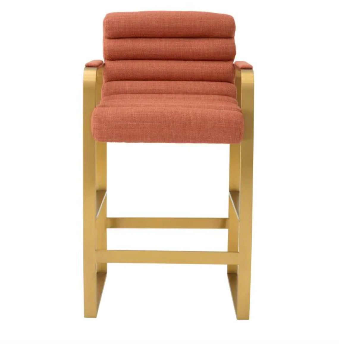 OLSEN COUNTER STOOL in Scalea Orange - Pair of 2 image 2