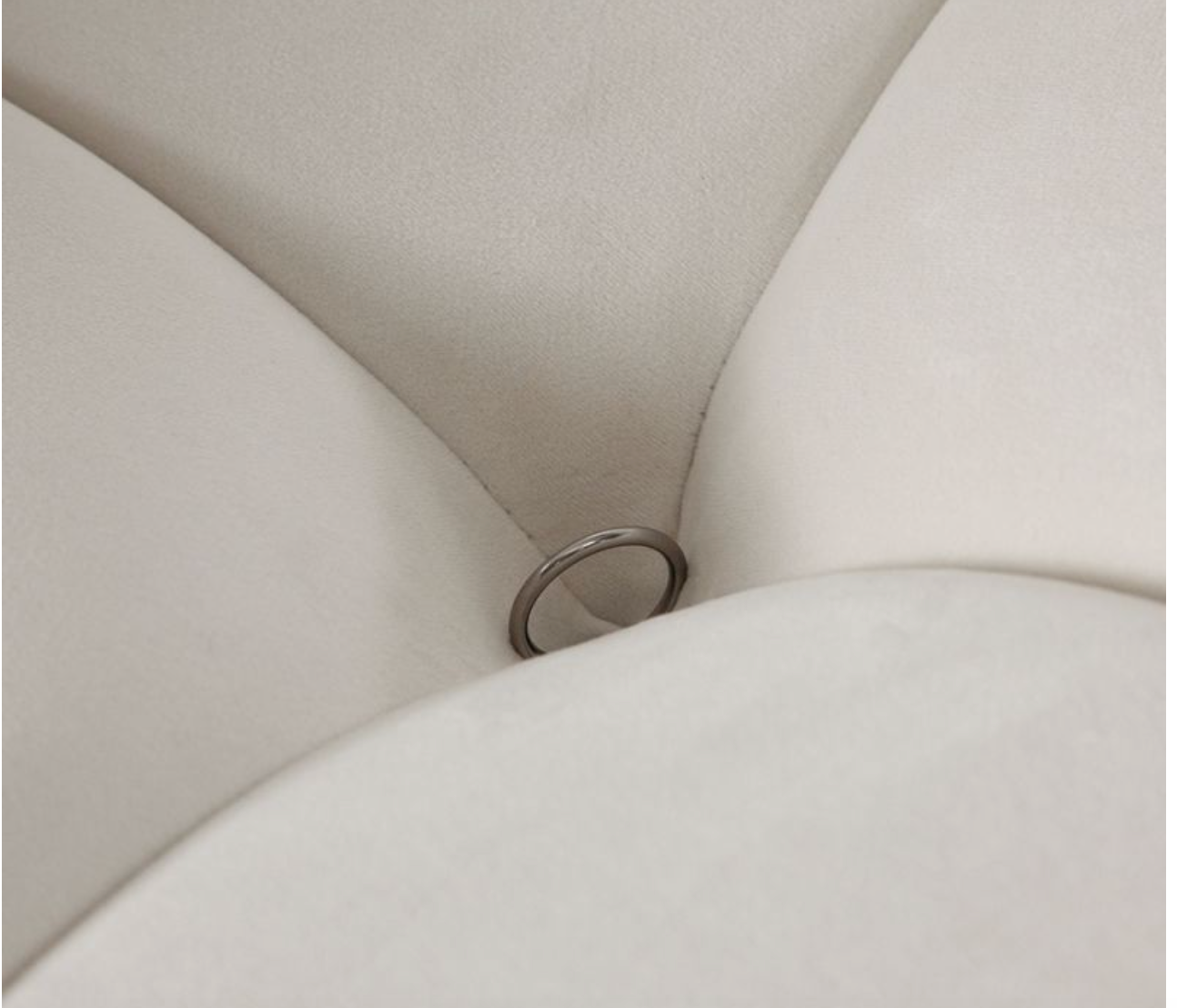 BELLINI SOFA in Light Cream - 3 Piece (Reproduction) image 5