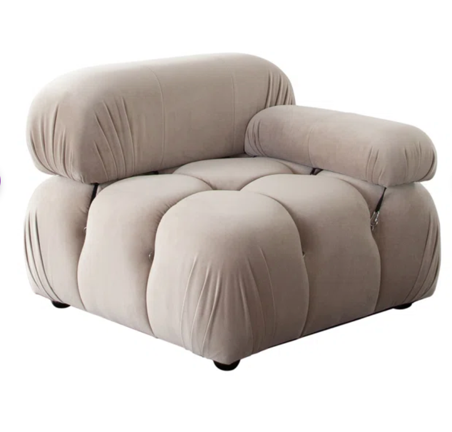 BELLINI SOFA - 3 PIECE MINK(Reproduction) image 7