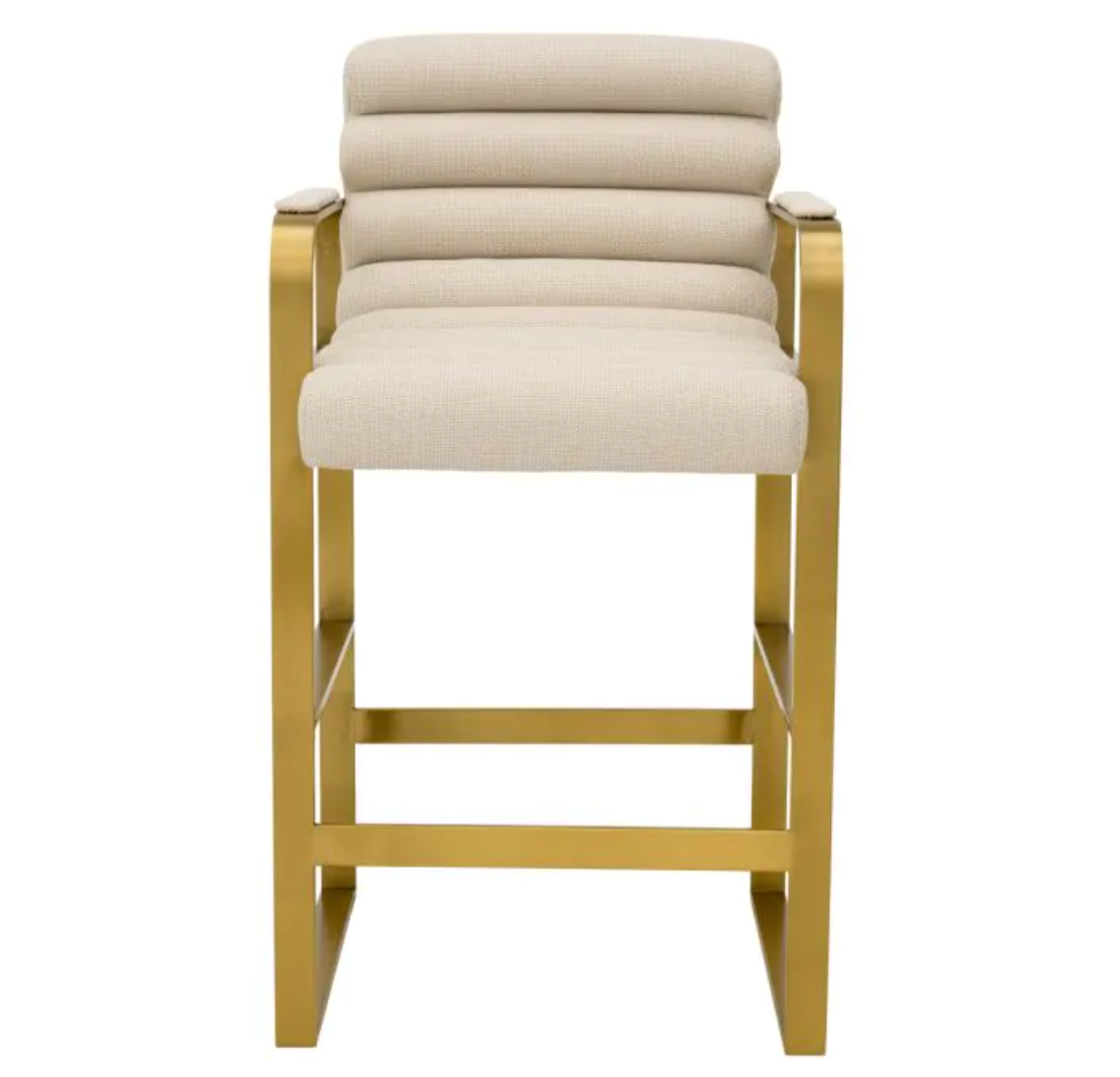 OLSEN COUNTER STOOL in Scalea Sand - Pair of 2 image 1