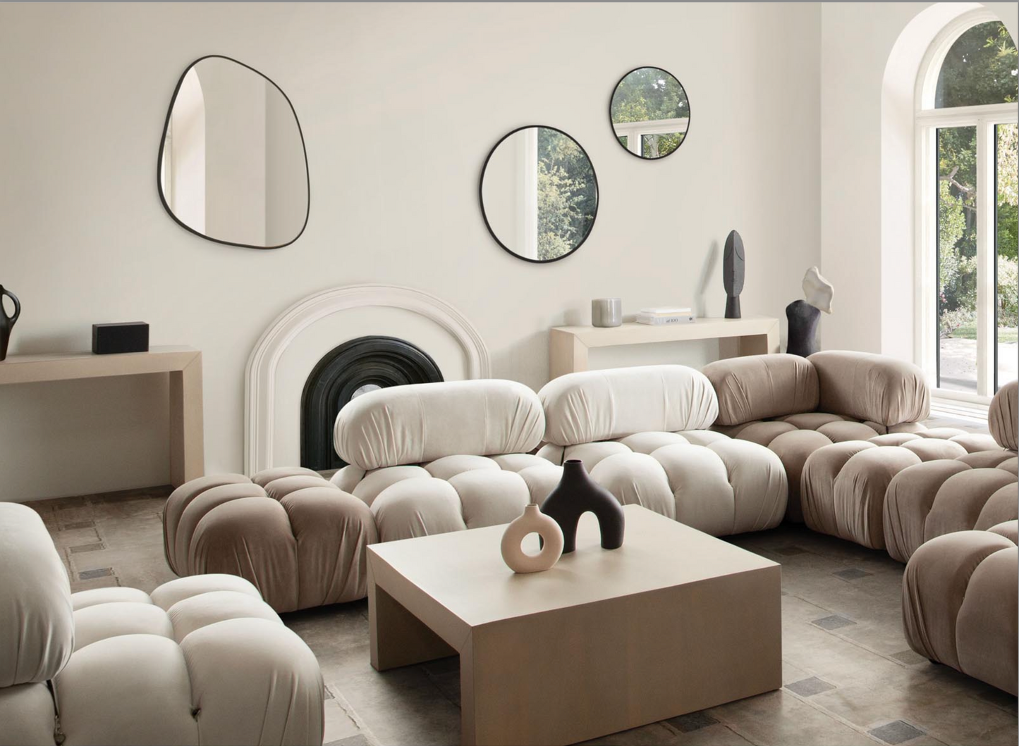 BELLINI SOFA - 3 PIECE MINK(Reproduction) image 2