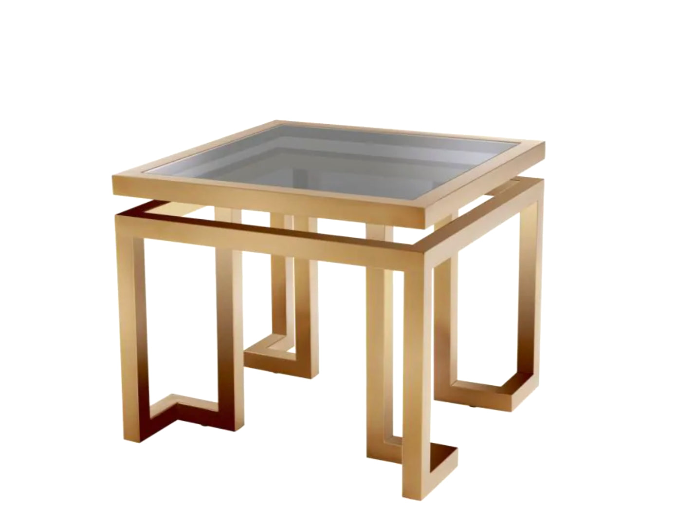 PALMER SIDE TABLE in Brushed Brass image 0