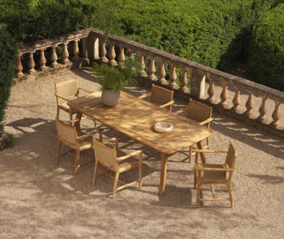 Pivetti Outdoor Dining Chair with arm (Pair of 2)