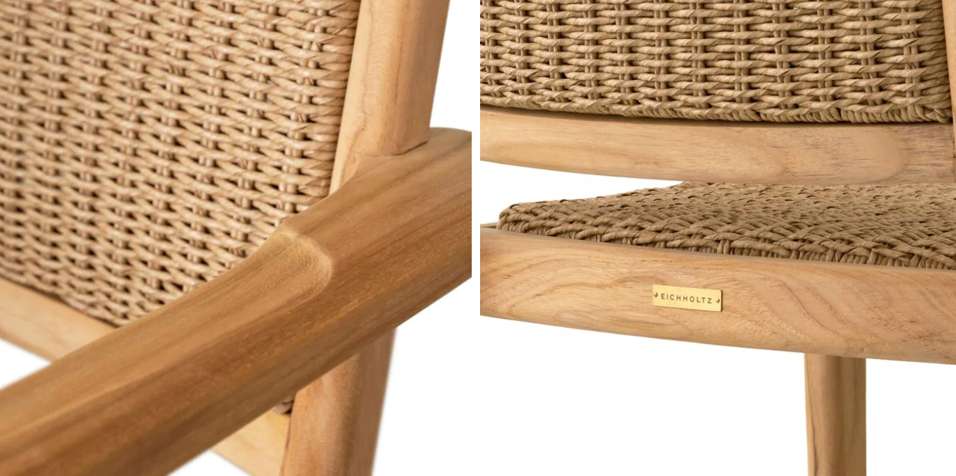 Pivetti Outdoor Dining Chair with arm (Pair of 2)