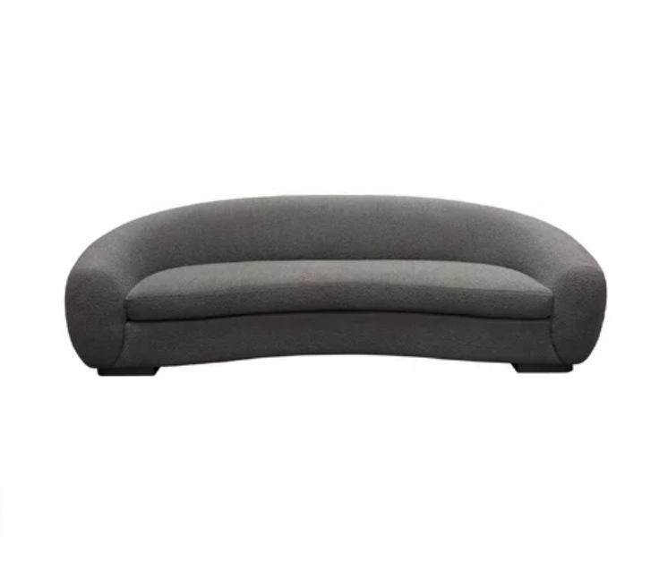 PASCAL SOFA in Charcoal Bouclé image 2