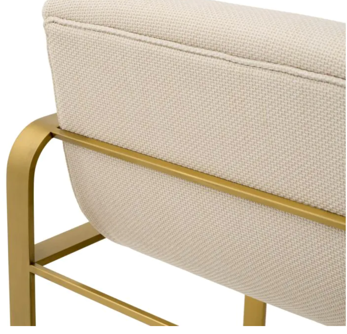 OLSEN COUNTER STOOL in Scalea Sand - Pair of 2 image 2