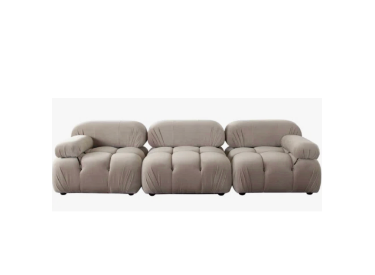 BELLINI SOFA - 3 PIECE MINK(Reproduction) image 0