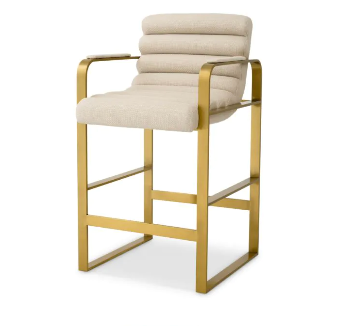 OLSEN COUNTER STOOL in Scalea Sand - Pair of 2 image 0