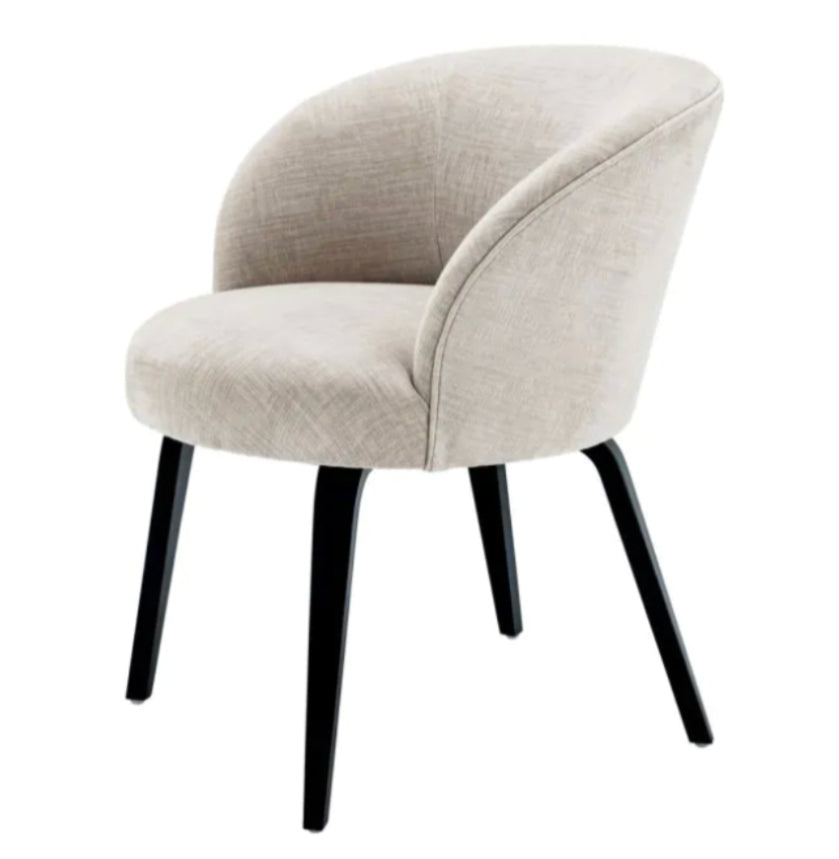 VICHY DINING CHAIR in Beige - Pair of 2 image 0