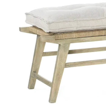 FARMHOUSE BENCH in Driftwood image 1