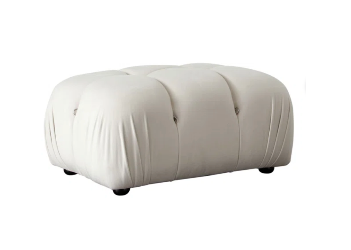 BELLINI OTTOMAN in Cream image 1