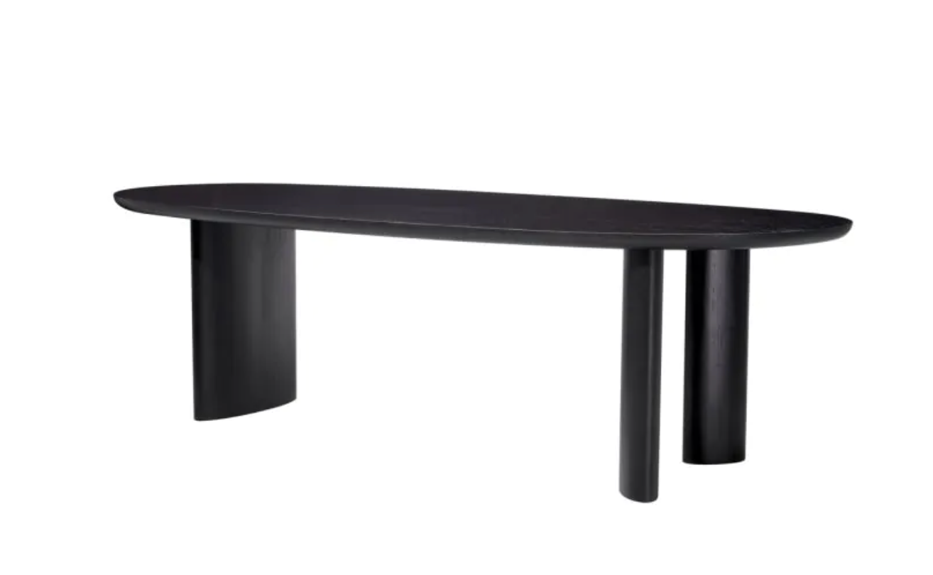 LINDNER DINING TABLE in Black Veneer by Eichholtz image 6