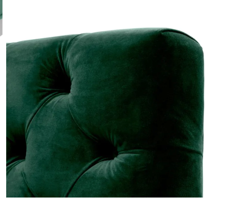 CASTELLE SOFA in Dark Green Velvet image 10