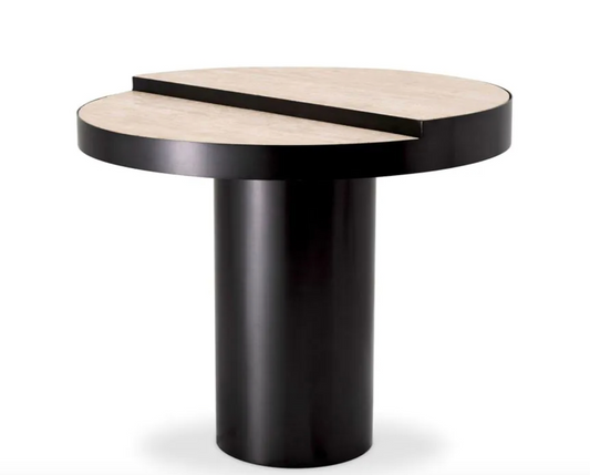 EXCELSIOR SIDE TABLE in Travertine image 0