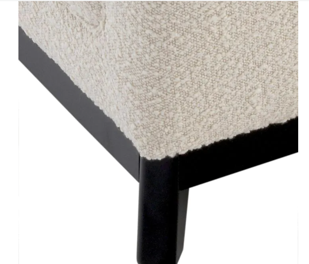 DITMAR SOFA Bouclé cream | black base image 9