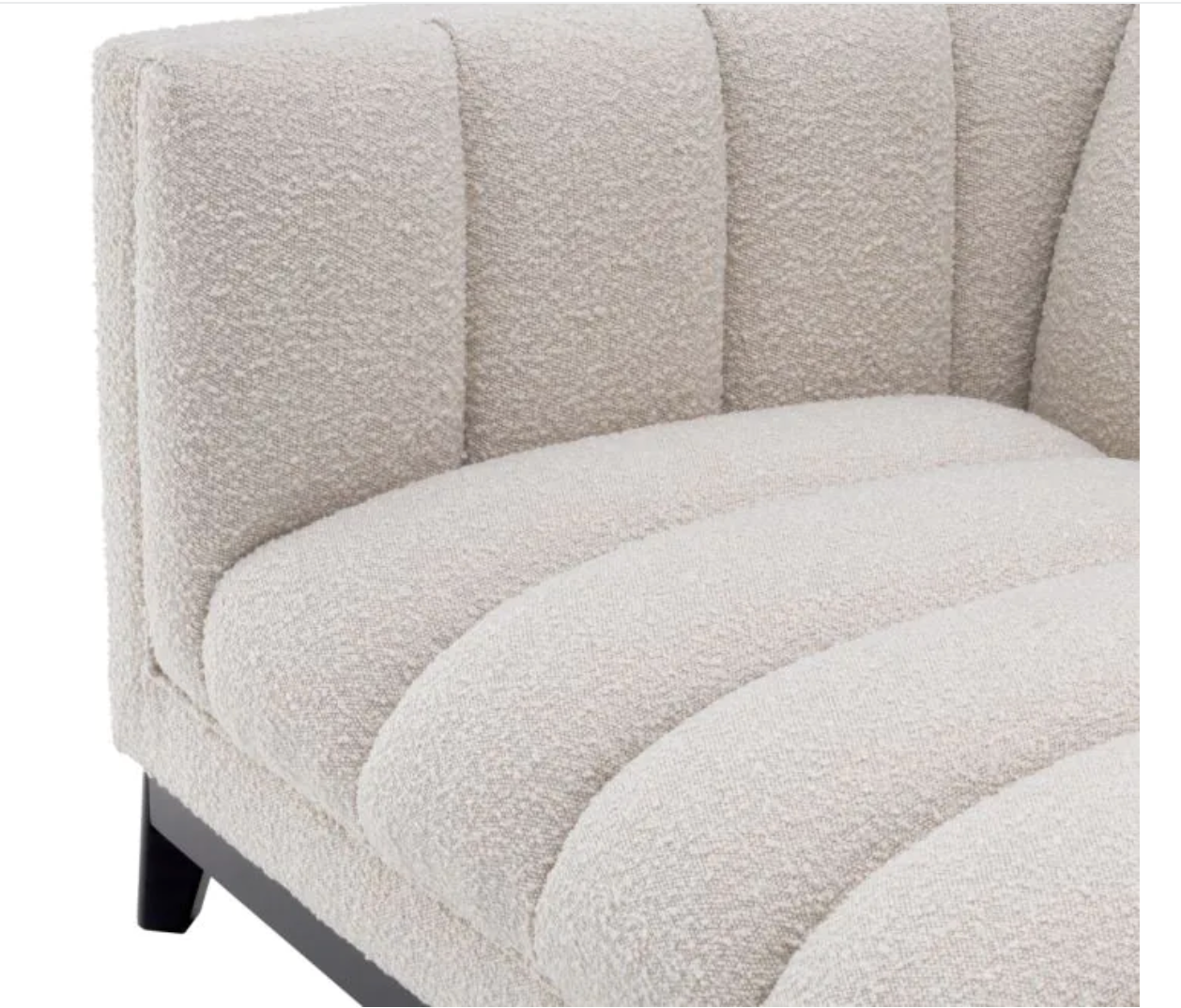 DITMAR SOFA Bouclé cream | black base image 6