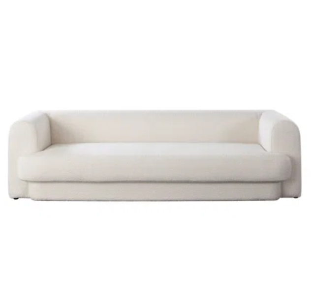 IVORY BOUCLÉ SOFA image 3