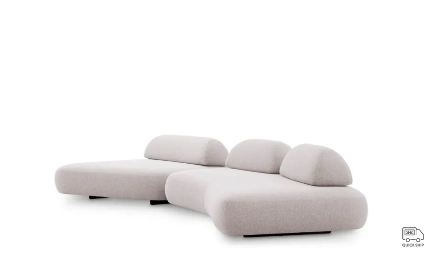 RESIDENZA SOFA in Mauritius Light Grey image 2