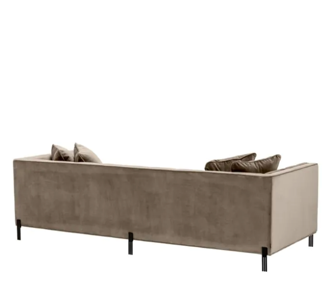 SIENNA SOFA in Savona Grey Velvet image 2