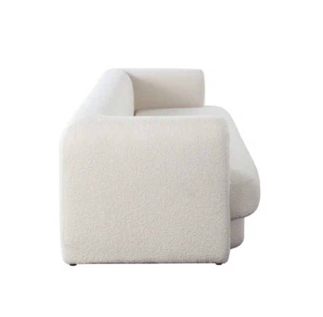 IVORY BOUCLÉ SOFA image 10