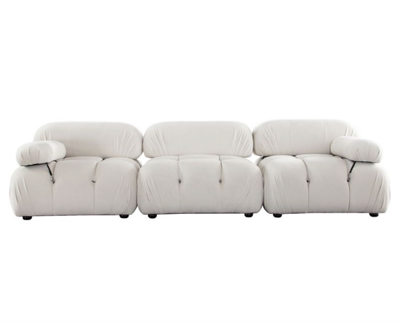 BELLINI SOFA  in Light Cream - 3 Piece (Reproduction) image 1