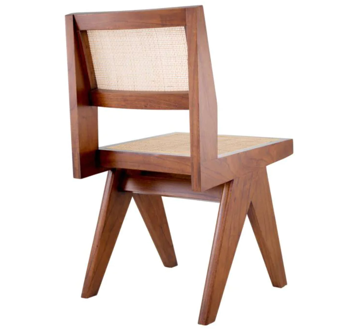 NICLAS DINING CHAIR in Classic brown | rattan cane webbing image 2