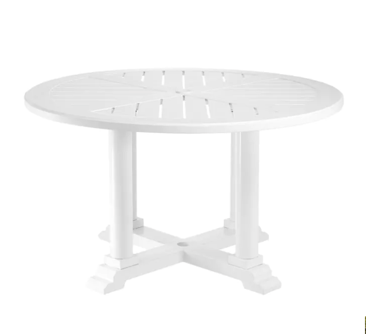 BELL RIVE OUTDOOR DINING TABLE in White image 3