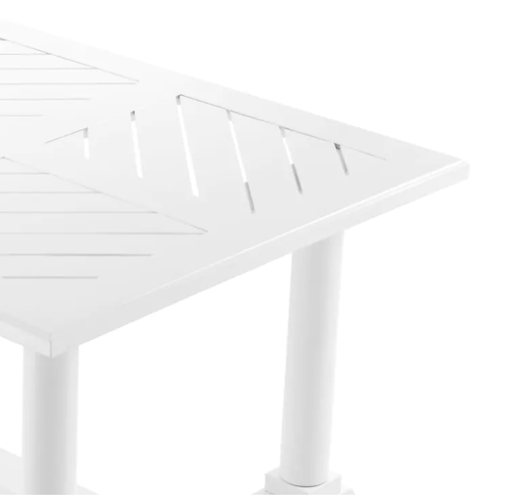 BELL RIVE OUTDOOR DINING TABLE in White image 4