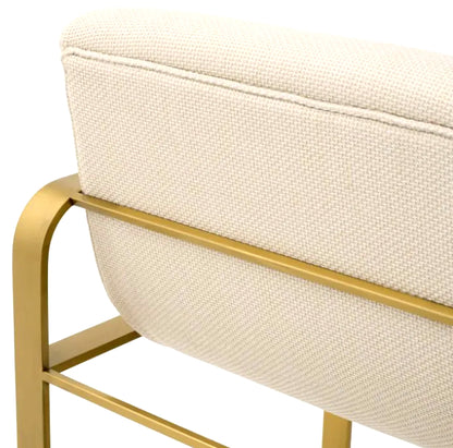 OLSEN MODERN BAR STOOL in Scalea Sand |- Pair of 2 image 4