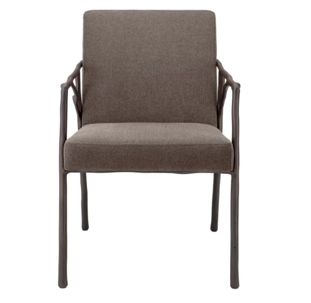 ANTICO DINING CHAIR Abrasia grey brown | medium bronze finish image 4