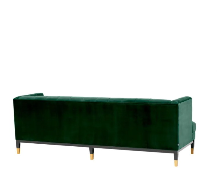 CASTELLE SOFA in Dark Green Velvet image 6