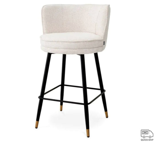 GRENADA COUNTER STOOL in Lyssa Off-White (Pair of 2) image 0