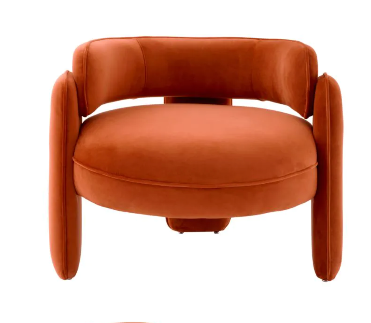 CHAPLIN CHAIR in Savona orange velvet image 2