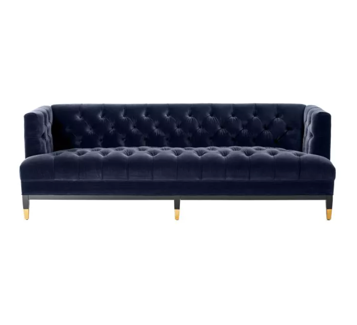 CASTELLE SOFA in Savona Midnight Blue image 1