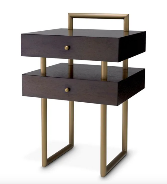 BEDINI NIGHTSTAND in Brown Oak image 0