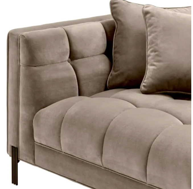 SIENNA SOFA in Savona Grey Velvet image 5