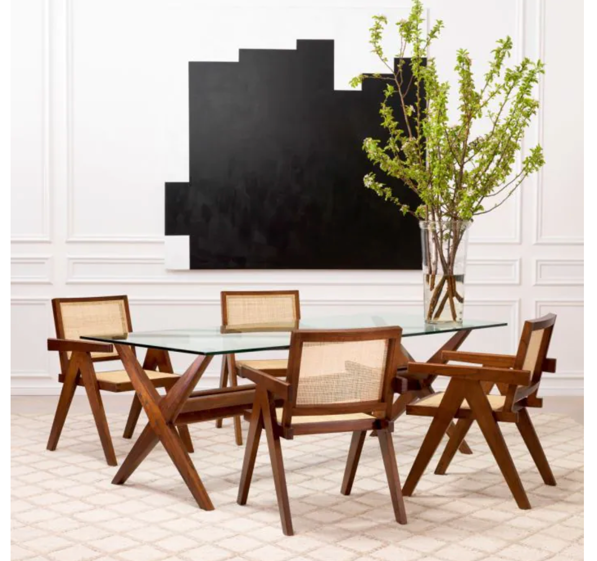 ARISTIDE DINING CHAIR in Classic Brown image 1