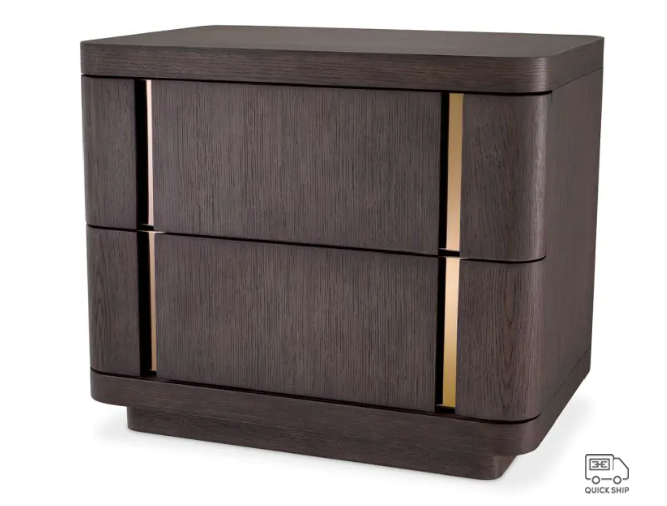 Modesto Mocha Oak Nightstand image 0