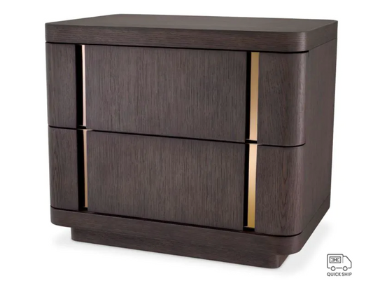 Modesto Mocha Oak Nightstand image 0