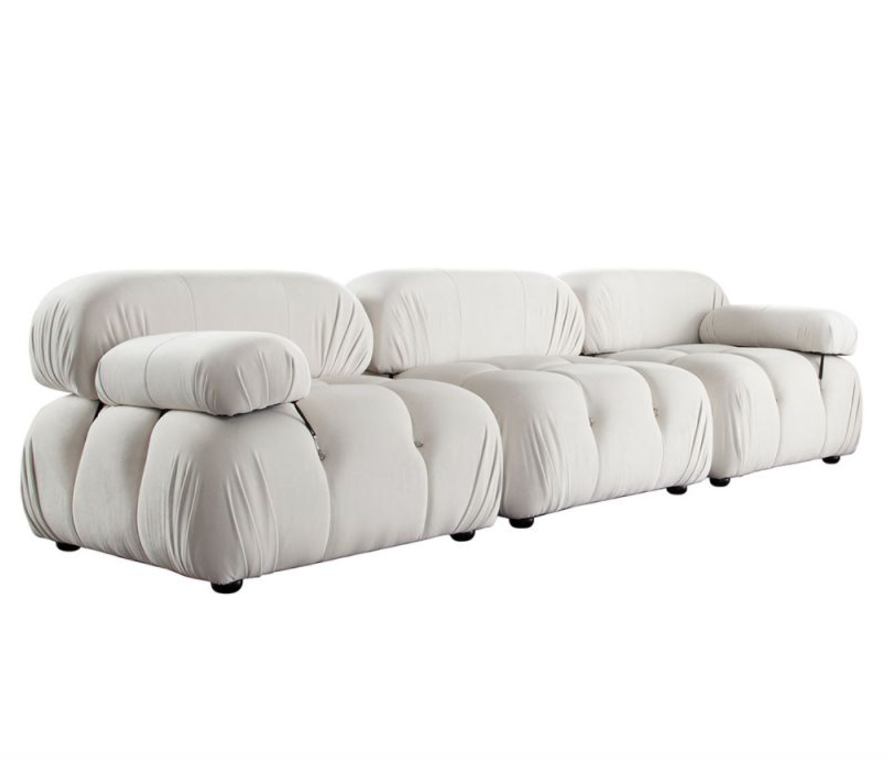 BELLINI SOFA  in Light Cream - 3 Piece (Reproduction) image 2