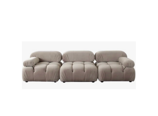 BELLINI SOFA  - 3 PIECE MINK(Reproduction) image 0