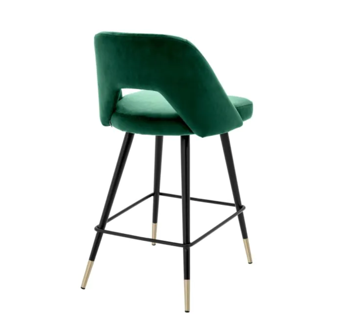 AVORIO COUNTER STOOL in Emerald Green - Pair of 2 image 2