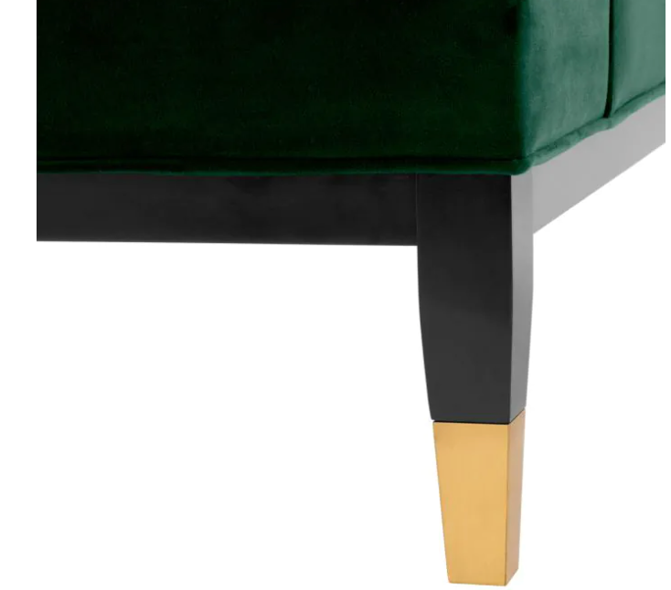 CASTELLE SOFA in Dark Green Velvet image 3