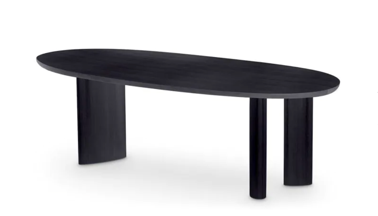 LINDNER DINING TABLE in Black Veneer by Eichholtz image 4