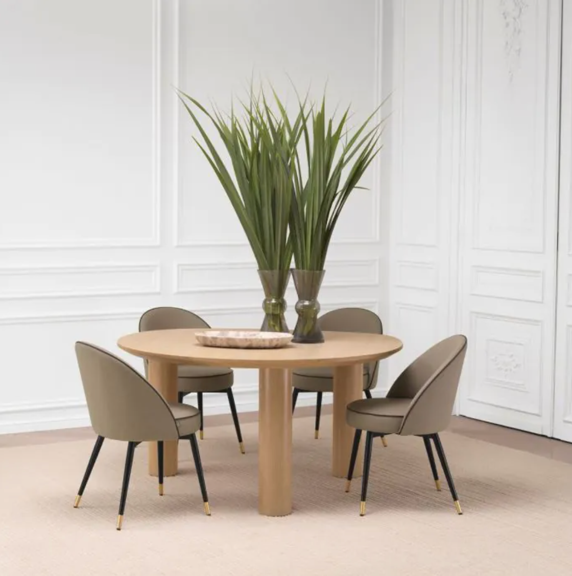 LOMBARDO DINING TABLE in Natural Oak Veneer by Eichholtz image 0